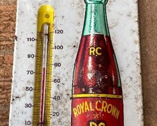 VINTAGE ROYAL CROWN THERMOMETER