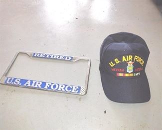Retired US Air Force License Plate