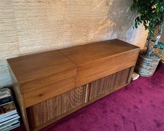 Wood stereo cabinet 
