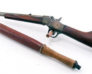 Essex 22 rifle and Bean flexible club