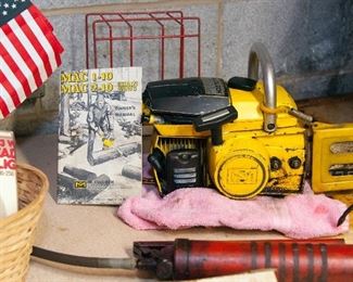 Vintage 1965 Mac chainsaw