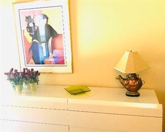 Roger Rogier 80s post mod lacquered dresser