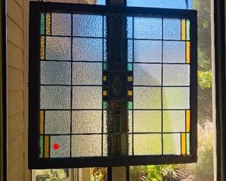 Stained glass window hangings