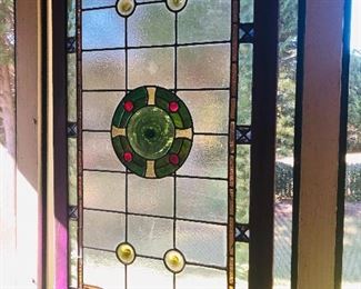 Stained glass window hangings