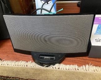 One of two Bose Sound Docks, digital music system