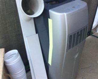 Portable air conditioner has small footprint and big power, complete with all inc. manual, like new, be prepared next time! Paid $439.00, take it home for $50.00