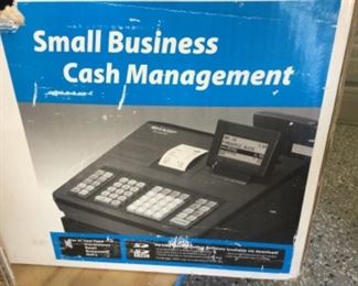 Sharp XE A23S electronic cash register in the box, used only once, not needed, easy to use and loads of categories, from Costco business