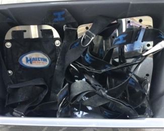 Dive gear, including cave diving equipment