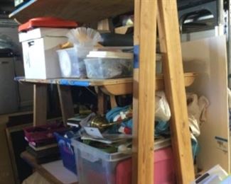 Wonderful garage shelf we love, on super heavy duty rollers, great for card table stacks, it can take heavy weight and still roll