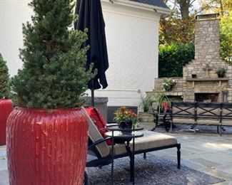 LARGE SELECTION OF PATIO PLANTERS, PLANTS, SIDE TABLES & MORE!