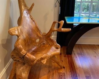 THE 'OK' WOOD CHAIR SCULPTURE