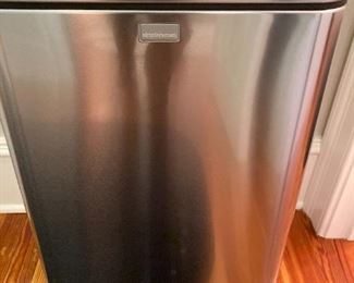 SIMPLY HUMAN STAINLESS TRASH BIN