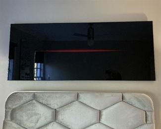 CHRISTOPHER GUY, BLACK LACQUER WALL ART (SHOWN WITH RED INSERT PANEL. COMES WITH MULTI COLOR INSERT PANELS TO MATCH YOUR DECOR)