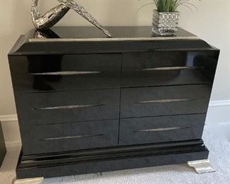CHRISTOPHER GUY, BLACK LACQUER DRESSER