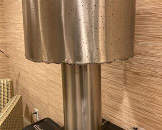 1 OF 3 METAL LAMPS