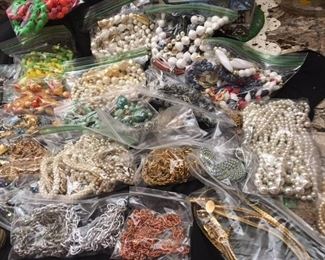 assortment of necklaces