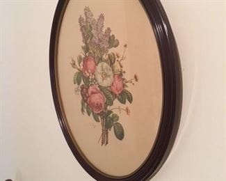 Oval needle point work