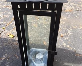 xx large glass lantern just needs candle 