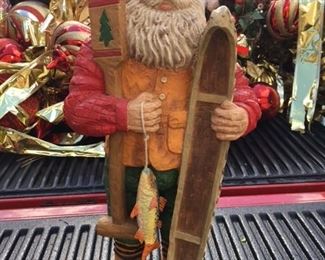 Mr. Claus fishing