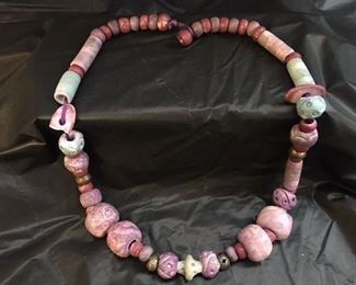 beautiful beaded necklace