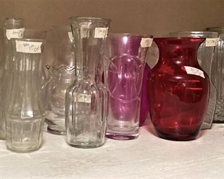 Carafes and vases
