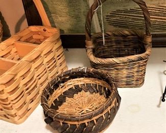 Some of the many basket selections