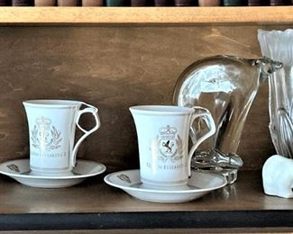 2 Queen Elizabeth's tea cups