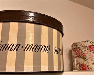 Vintage hat boxes