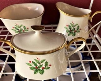 Lenox serving pieces