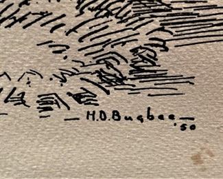 Harold Dow Bugbee (August 15, 1900 – March 27, 1963) was an American Western artist, illustrator, painter, and curator of the Panhandle-Plains Historical Museum in Canyon, Texas.