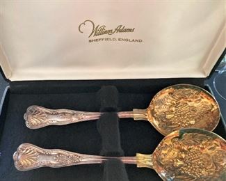 Serving spoons from Sheffield England