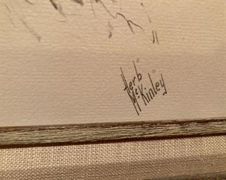 Artist Herb McKinley