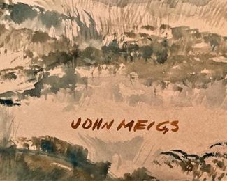 Oil field art by John Meigs