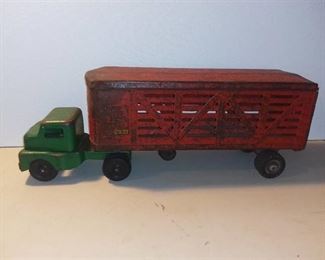 Vintage Structo Cattle Farms Livestock Truck