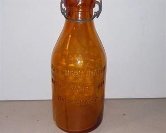 Thatchers Dairy One Quart Milk Bottle