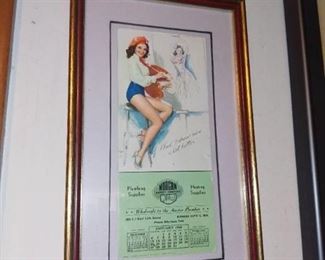 Morgan Supply Company January 1946 Pin-up Girl