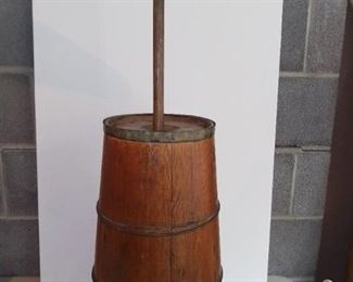 Antique Wood Butter Churn