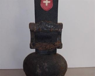 Large Vintage Swiss Cow Bell