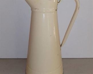 Vintage Enamel Pitcher