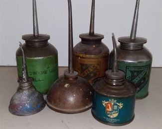 Antique Advertising Oil Cans