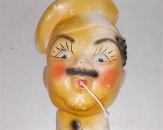 Vintage Chalk Chef String Holder