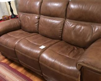 Leather Sofa with USB ports