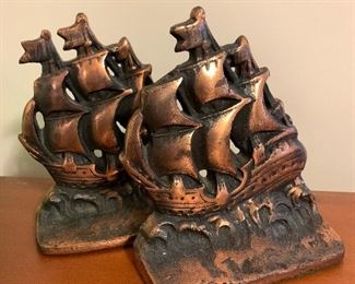 Sailing Ship Bookends