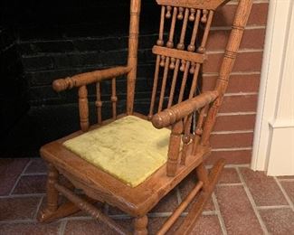 Wooden Child's Rocker