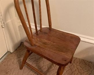 Wooden Child's Chair