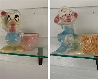 Vintage Disney Planters