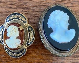 Old Costume Jewelry Cameos