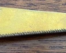 Figural Saw Tie Bar