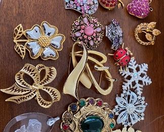 Costume Jewelry Pins