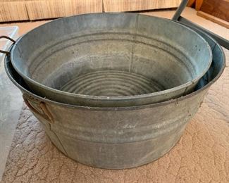 Galvanized Wash Tubs